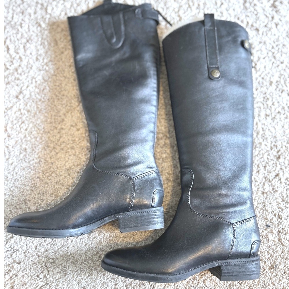 Sam Edelman Penny Knee-High Riding Equestrian Old Money Boots SZ 5